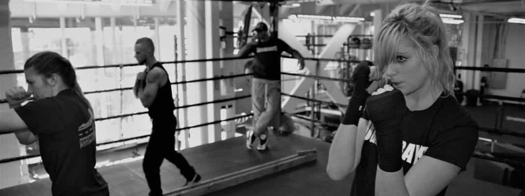 female boxer - coed boxing